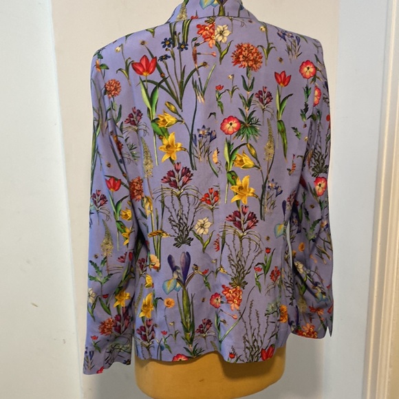 Riani | Purple Floral Blazer Size 8 (NWOT) - Picture 4 of 6